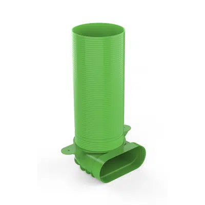 Image pour DucoFlex 90° Bend splitter vent connector long. oval D125
