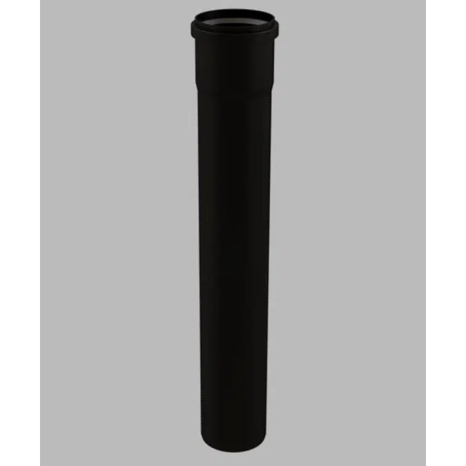 2" x 24" Vent Length PPs-UV Black