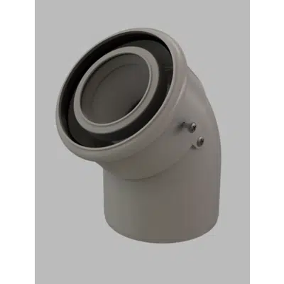 Image for 2"/4" x 45 Concentric PPs/Alu Elbow