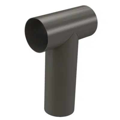 Image for 10" Termination Tee Long PPs Gray