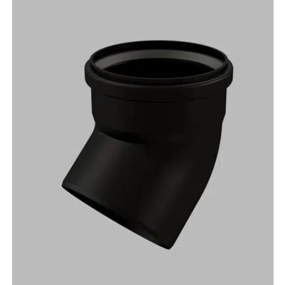 Image for 6" x 45 Elbow PPs-UV Black