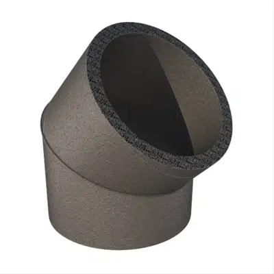 Image for 180mm  Aerfoam Insulated Duct 45° Bend