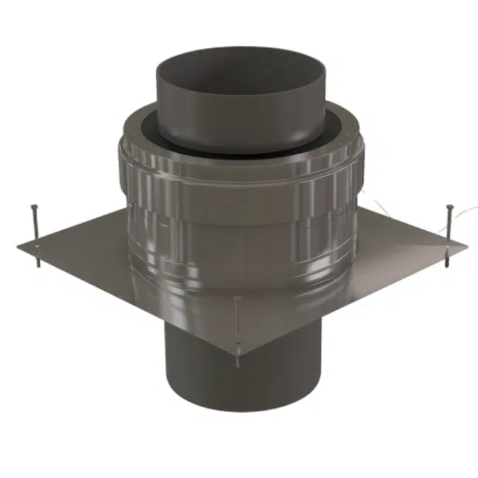10" Chimney Cover SS w/ 20" PPs End Pipe