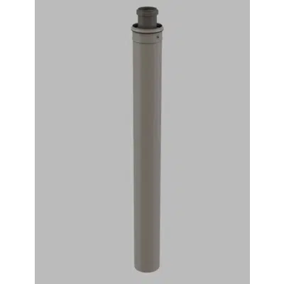 Image for 2"/4" x 36" Concentric PPs/ST Vent Length
