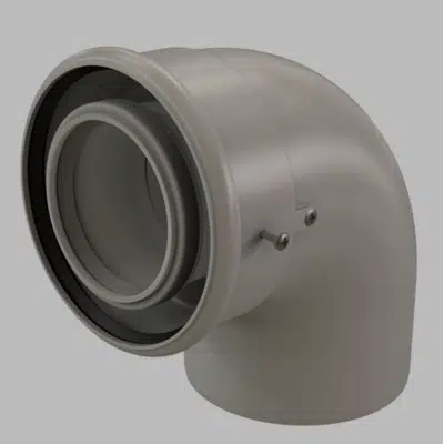 Image for 3"/5" x 87 Concentric PPs/Alu Elbow