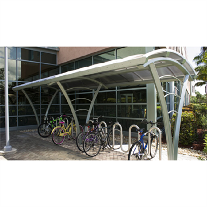 Bim Objects Free Download Outdoor Bike Shelter Curve™ Bimobject