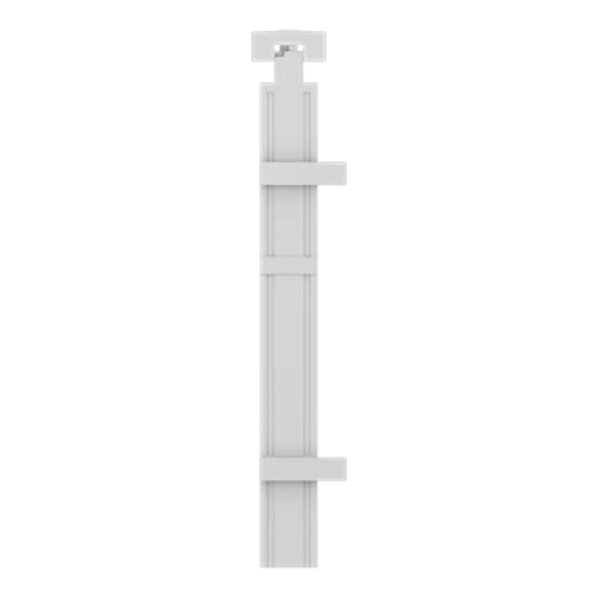 BIM objects - Free download! Balustrades two rails on low wall | BIMobject