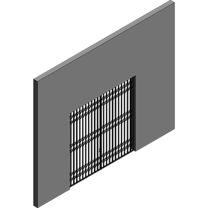BIM objects - Free download! Extensible Delial Extensible Grille