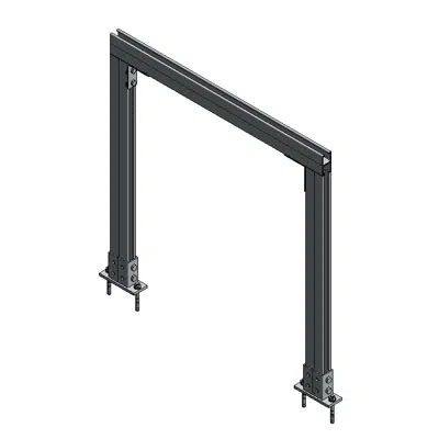 Image for Floor mounted U Frame FUS 41 D SFL 82 FAF 4