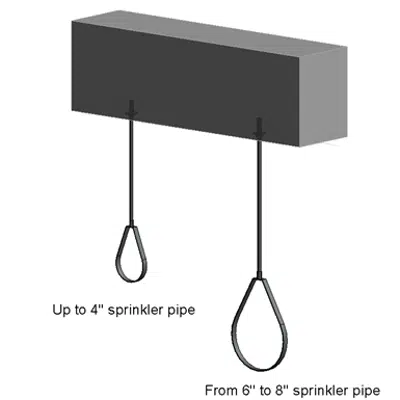 Slab mounted sprinkler hanger assembly图像