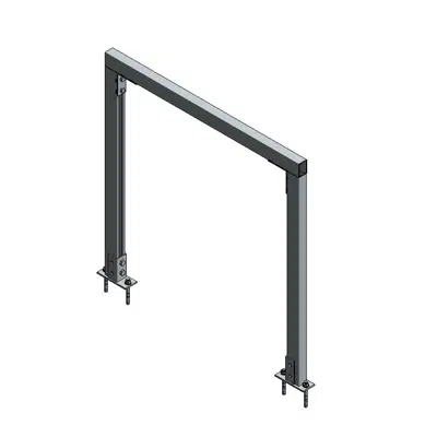 imagem para Floor mounted U Frame FUS 62 SFL 41 FAF 4