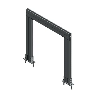 kép a termékről - Floor mounted U Frame FUS 62 D SFL 124 FAF 2