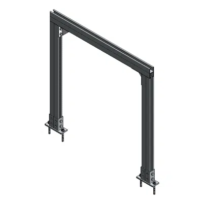 Floor mounted U Frame FUS 41 D SFL 82 WK100图像