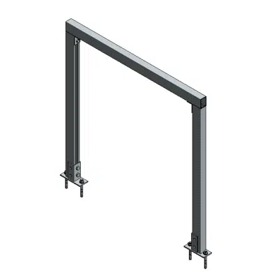 kép a termékről - Floor mounted U Frame FUS 62 SFL 41 FAF 2