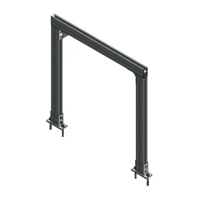 obraz dla Floor mounted U Frame FUS 41 D SFL 82 x 110 HEX BOLT WK 100