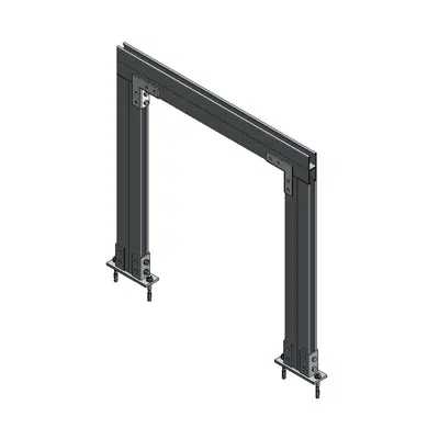 Immagine per Floor mounted U Frame FUS 62 D SFL 124 x 150 HEX BOLT UWS