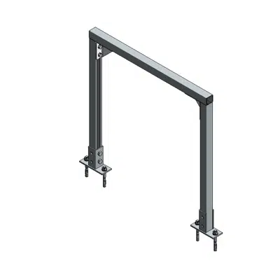 obraz dla Floor mounted U Frame FUS 41 SFL 41 WK100