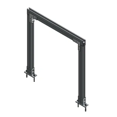 afbeelding voor Floor mounted U Frame FUS 41 D SFL 82 x 110 HEX BOLT UWS