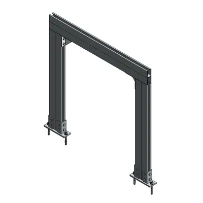 Image for Floor mounted U Frame FUS 62 D SFL 124 WK 100