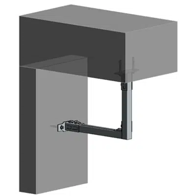 Slab/wall mounted HVAC hanger assembly 1xHc+1xVc için görüntü