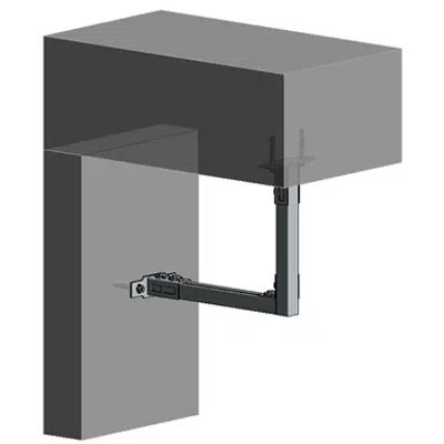 Image pour Slab/wall mounted HVAC hanger assembly 1xHc+1xVc