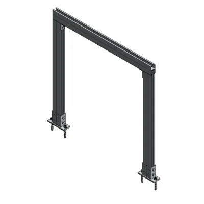 Image for Floor mounted U Frame FUS 41 D SFL 82 FAF 2