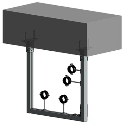 Immagine per Slab mounted HVAC hanger assembly 1xHc+2xVc