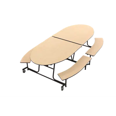 Image pour Mobile Bench Table - Elliptical