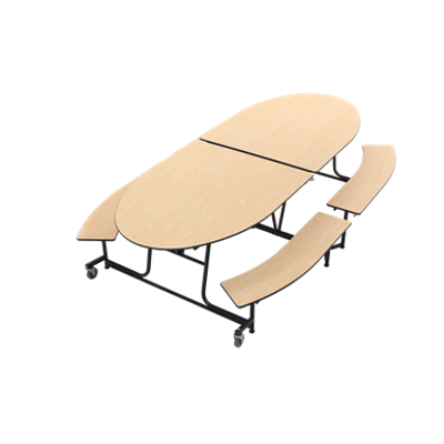 kuva kohteelle Mobile Bench Table - Elliptical
