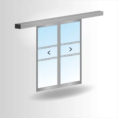 Image pour PORTALP RS 2-leaf sliding door G38 double