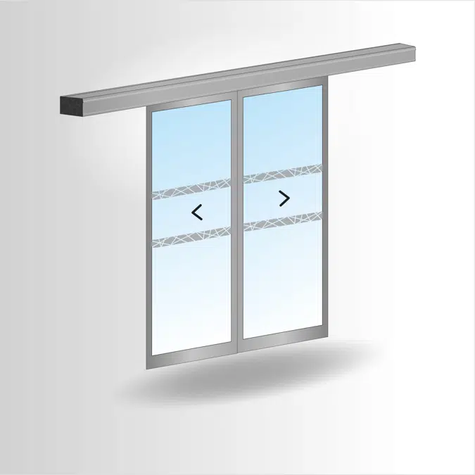 PORTALP RS 2-leaf sliding door G38 double