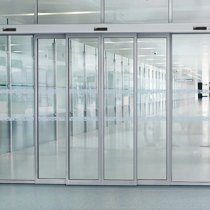 PORTALP RS 4-leaf telescopic door G25 double with fixed panels