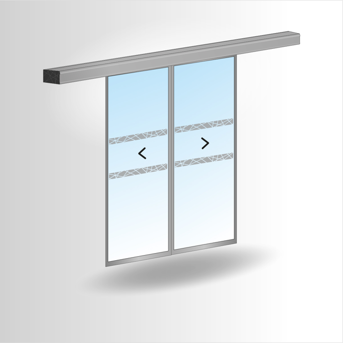 Objetos Bim Descarga Gratis Portalp Rs 2 Leaf Sliding Door G25