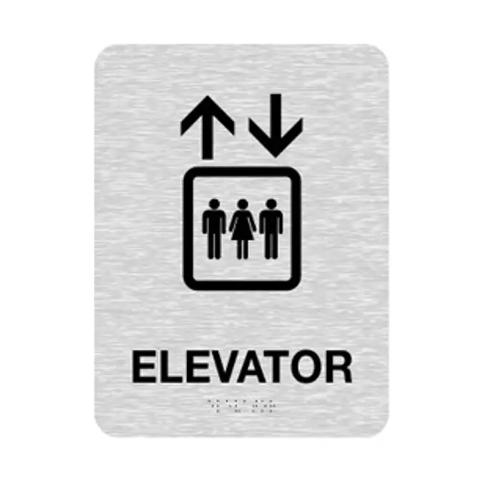 BIM objects - Free download! Photopolymer ADA Quick Ship Signs ...