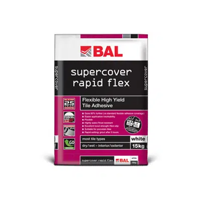 Image for BAL Supercover Rapid Flex - Tile adhesive