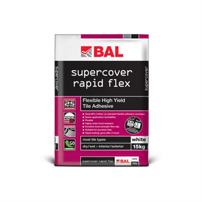 BAL Supercover Rapid Flex - Tile adhesive