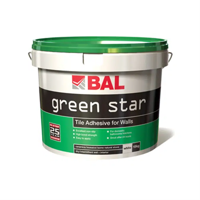 BAL Green Star - Tile adhesive