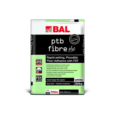 Image for BAL PTB Fibre Plus - Flexible, Rapid-Setting, Pourable Floor Adhesive With FST