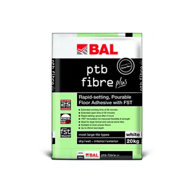 画像 BAL PTB Fibre Plus - Flexible, Rapid-Setting, Pourable Floor Adhesive With FST