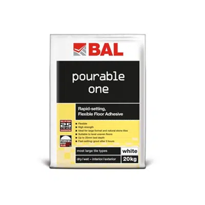 Image for BAL Pourable One- Flexible and rapid-setting pourable tile adhesive for floors