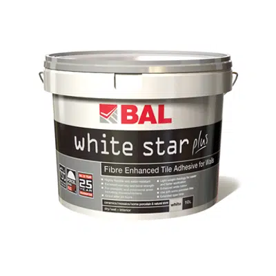 Image for BAL White Star Plus - Tile adhesive