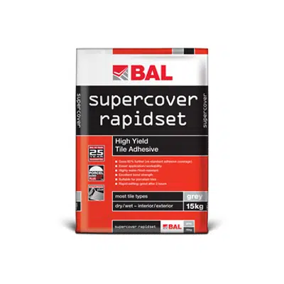 kép a termékről - BAL Supercover Rapidset - Tile adhesive