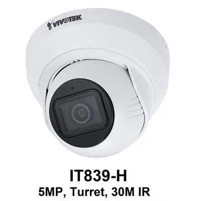 Image for IT839-H Dome Camera, 5 MP Fixed Lens 30m IR