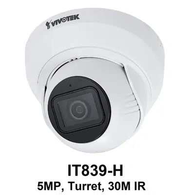 Image pour IT839-H Dome Camera, 5 MP Fixed Lens 30m IR