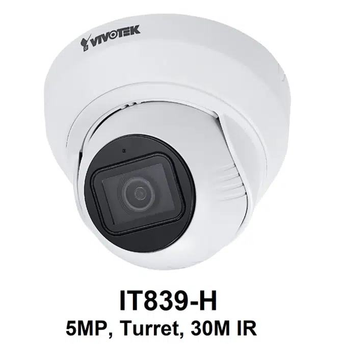 IT839-H Dome Camera, 5 MP Fixed Lens 30m IR
