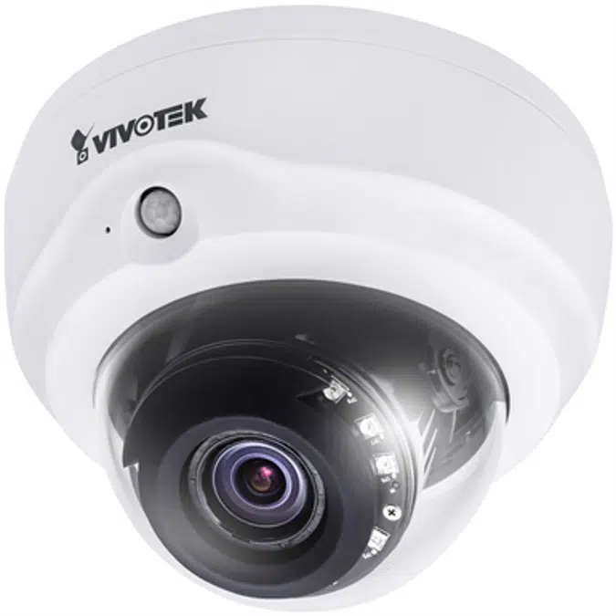 FD816B-HT Fixed Dome IP Camera, 2MP, SNV, 30M IR, P-iris, Remote Focus, 3DNR, Smart Stream, Smart IR, Video Rotation, PIR, Defog