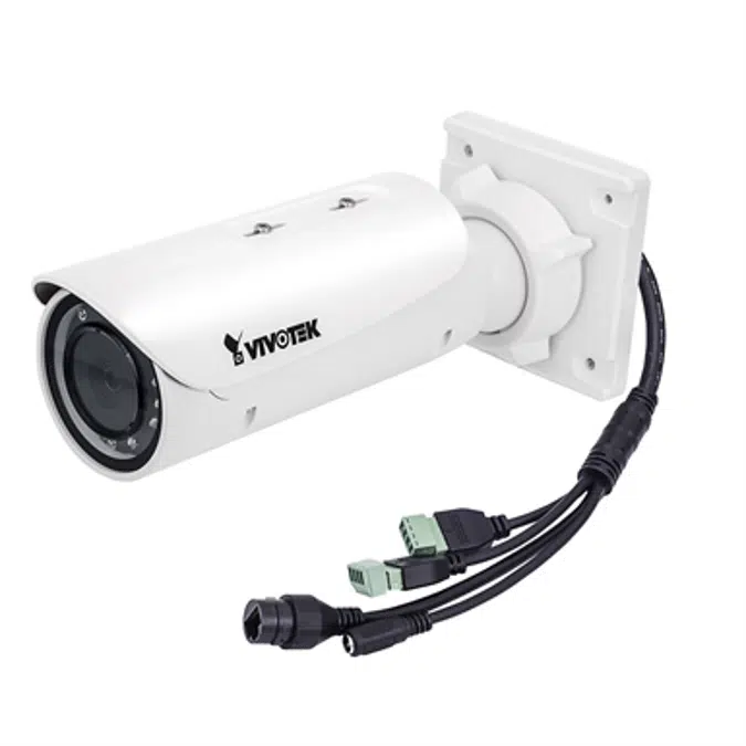 IB9371-HT Bullet Network Camera, H.265 Compression, Smart Stream II, Bandwidth Saving, WDR Pro, SNV, IP66, IK10, P-iris, 30M IR, DIS