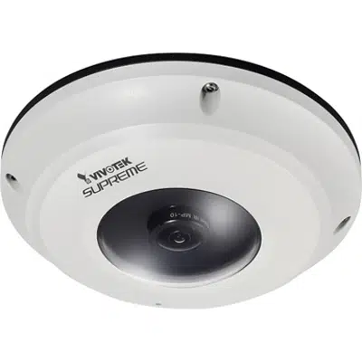 Image for FE8174V Fisheye Network Camera, 5 MP, 360° Surround View, IP66, Vandal-proof, Pixel Calculator, Local Dewarp, PPTZ, EN50155 Compliance