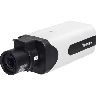 Immagine per IP8155-HP Fixed Network Camera, 1.3MP, WDR Pro II, 3DNR, Remote Back Focus, Low Light, P-iris, 60 fps, Snapshot Focus, Corridor View