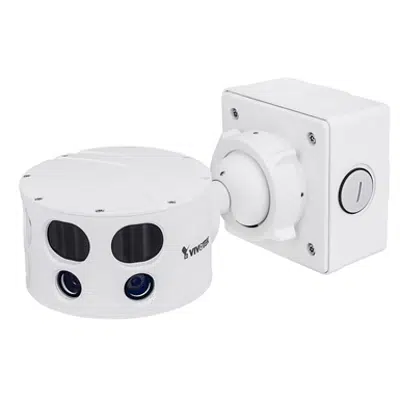 Image pour MS8391-EV Multiple Sensor Network Camera, 12MP, 180° Panoramic View, IP66, IK10, Defog, -50°C  ~ 60°C